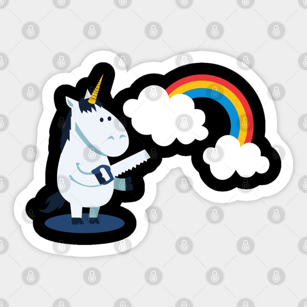 rainbow Sticker by Tollivertees